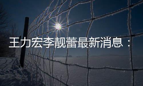消息项证王力宏李已提最新靓蕾靓蕾交7据李