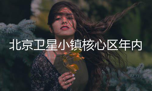 北京小镇卫星核心用区年内投