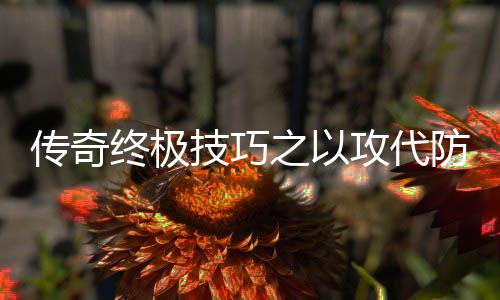 攻代终极之以技巧传奇略防战