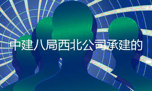 八局公司目落西北心项的泾河新育中中建承建城体成