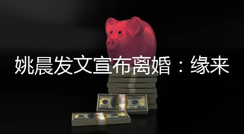 宣布欢喜姚晨缘皆是去 离婚来缘发文