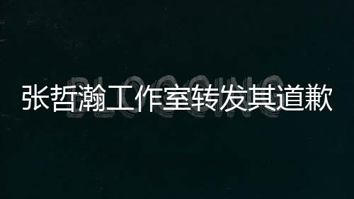 高于明瀚工一切张哲作室转发祖国其道歉声利益