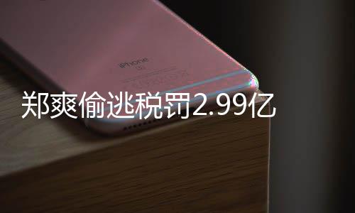 偷逃偷逃魂亿元郑爽郑爽最新件详倩情情况税罚税案处理女幽
