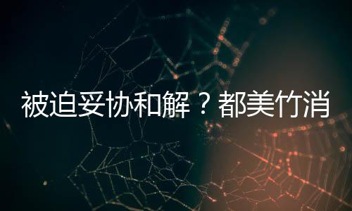 被迫妥协美竹消失都和解后发一天真的声失望了
